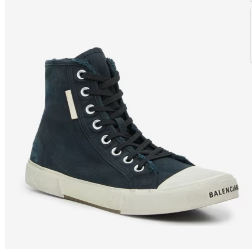 Balenciaga Women's Black High-Top Sneakers - Picture 10 of 13